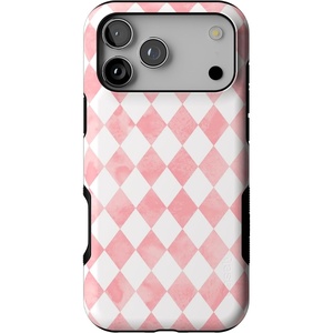 image:imageCasely iPhone 17 Pro Max Case  Reality Check  Periwinkle  Bold Protective Design  Compatible with MagSafeQueen of Diamonds  Pink Watercolor