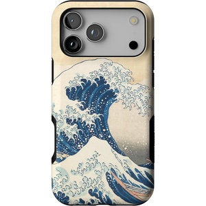 image:imageCasely iPhone 17 Pro Max Case  Reality Check  Periwinkle  Bold Protective Design  Compatible with MagSafeThe Great Wave  The Met Museum