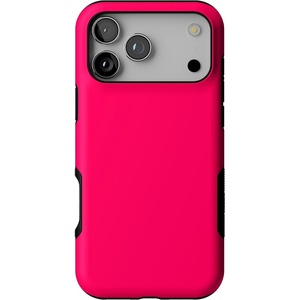 image:imageCasely iPhone 17 Pro Max Case  Reality Check  Periwinkle  Bold Protective Design  Compatible with MagSafeThink Pink  Solid Neon Pink