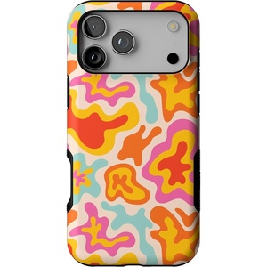 image:imageCasely iPhone 17 Pro Max Case  Reality Check  Periwinkle  Bold Protective Design  Compatible with MagSafeTropical Color Splash  Abstract Retro