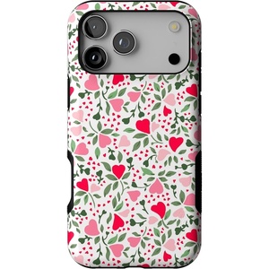 image:imageCasely iPhone 17 Pro Max Case  Reality Check  Periwinkle  Bold Protective Design  Compatible with MagSafeVines of Love  Floral Heart