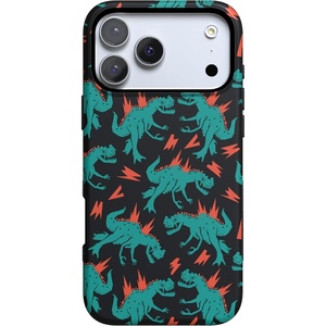 image:imageCasely iPhone 17 Pro Max Case  Reality Check  Periwinkle  Bold Protective Design  Compatible with MagSafeYoure Dinomite  Green Dinosaur