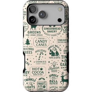 image:imageCasely iPhone 17 Pro Max Case  Santas Stamps  Holiday Market  Bold Protective Design  MagSafe Compatible Design