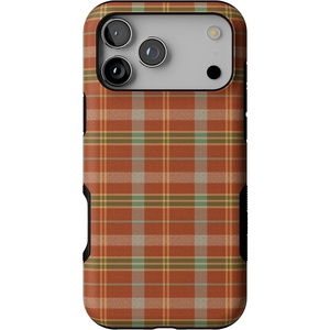 image:imageCasely iPhone 17 Pro Max Case  Spiced Chai  Fall Plaid  Bold Protective Design  MagSafe Compatible Design