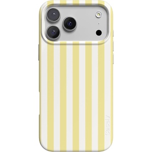 image:imageCasely iPhone 17 Pro Max Case  The Boyfriend Collection  Mallard amp Co  Compatible with MagSafe  Classic Ultra Slim DesignButter Yellow Stripes  Sunday Best