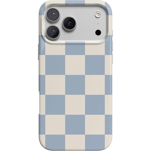 image:imageCasely iPhone 17 Pro Max Case  The Boyfriend Collection  Mallard amp Co  Compatible with MagSafe  Classic Ultra Slim DesignFit Check  Light Blue Checkerboard