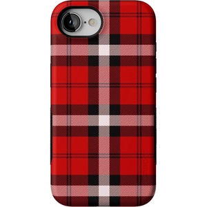 image:imageCasely iPhone 17e Case  Daisy Daydream  Baby Blue Floral  Bold Protective Design  Compatible with MagSafeAs if  Red Plaid