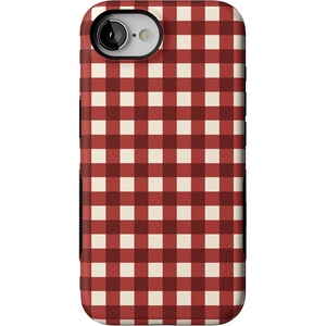 image:imageCasely iPhone 17e Case  Daisy Daydream  Baby Blue Floral  Bold Protective Design  Compatible with MagSafeChecked Twice  Red Plaid