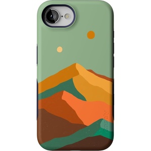 image:imageCasely iPhone 17e Case  Daisy Daydream  Baby Blue Floral  Bold Protective Design  Compatible with MagSafeEndless Peaks  Colorblock Mountain