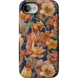 image:imageCasely iPhone 17e Case  Daisy Daydream  Baby Blue Floral  Bold Protective Design  Compatible with MagSafeFallen Gold  Antique Floral