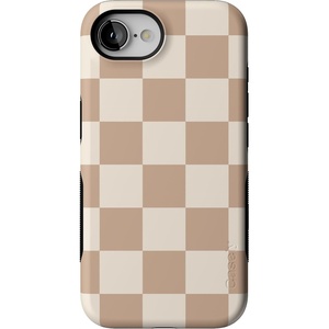 image:imageCasely iPhone 17e Case  Daisy Daydream  Baby Blue Floral  Bold Protective Design  Compatible with MagSafeFit Check  Neutral Checkerboard