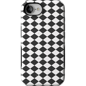 image:imageCasely iPhone 17e Case  Daisy Daydream  Baby Blue Floral  Bold Protective Design  Compatible with MagSafeHarlequin Salem Diamond  Black and White
