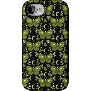 image:imageCasely iPhone 17e Case  Daisy Daydream  Baby Blue Floral  Bold Protective Design  Compatible with MagSafeMystic Moths  Green Twilight