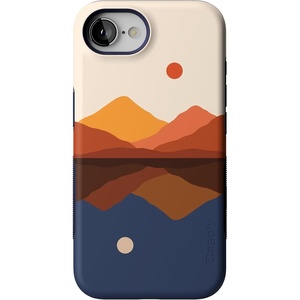 image:imageCasely iPhone 17e Case  Daisy Daydream  Baby Blue Floral  Bold Protective Design  Compatible with MagSafeOpposites Attract  Day  Night Mountains