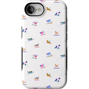 image:imageCasely iPhone 17e Case  Daisy Daydream  Baby Blue Floral  Bold Protective Design  Compatible with MagSafePowder Pups  Dog Sled