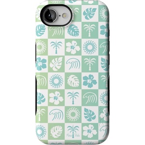 image:imageCasely iPhone 17e Case  Daisy Daydream  Baby Blue Floral  Bold Protective Design  Compatible with MagSafePura Vida  Coastal Checkers