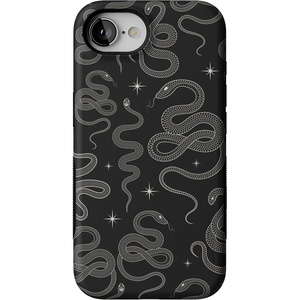 image:imageCasely iPhone 17e Case  Daisy Daydream  Baby Blue Floral  Bold Protective Design  Compatible with MagSafeWere Ready For It  Black Serpent