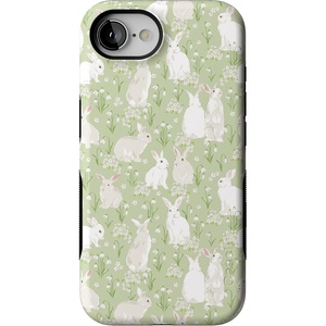 image:imageCasely iPhone 17e Case  Hop to it  Green Bunny  Bold Protective Design  Compatible with MagSafe
