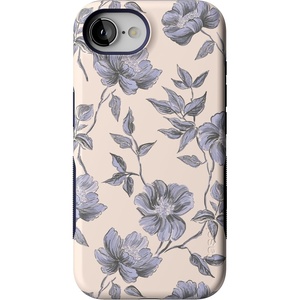 image:imageCasely iPhone 17e Case  Ink amp Iris  Vintage Floral  Bold Protective Design  Compatible with MagSafe