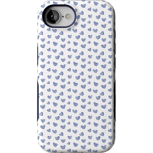 image:imageCasely iPhone 17e Case  Lovebug  Blue Hearts  Bold Protective Design  Compatible with MagSafe