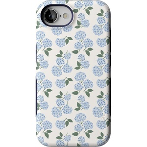 image:imageCasely iPhone 17e Case  Nantucket Cottage  Blue Hydrangea  Bold Protective Design  Compatible with MagSafe
