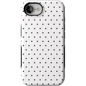 image:imageCasely iPhone 17e Case  On the Dot  White Polka Dot  Bold Protective Design  Compatible with MagSafe
