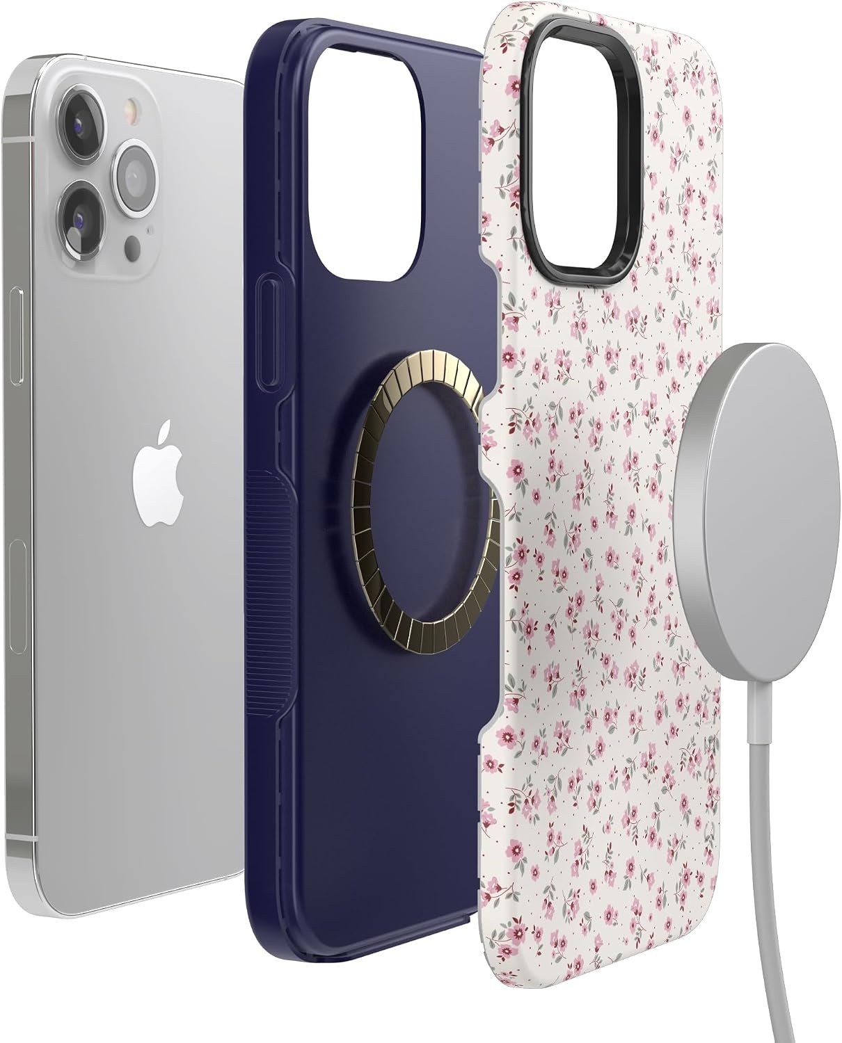 image:imageCasely iPhone 13 Pro Case  Cottage Charm  Cottagecore  Bold Protective Design  Compatible with MagSafe