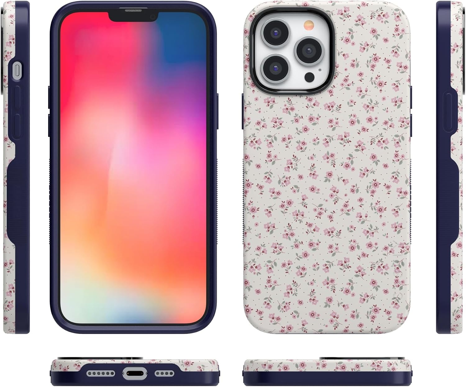 image:imageCasely iPhone 13 Pro Case  Cottage Charm  Cottagecore  Bold Protective Design  Compatible with MagSafe