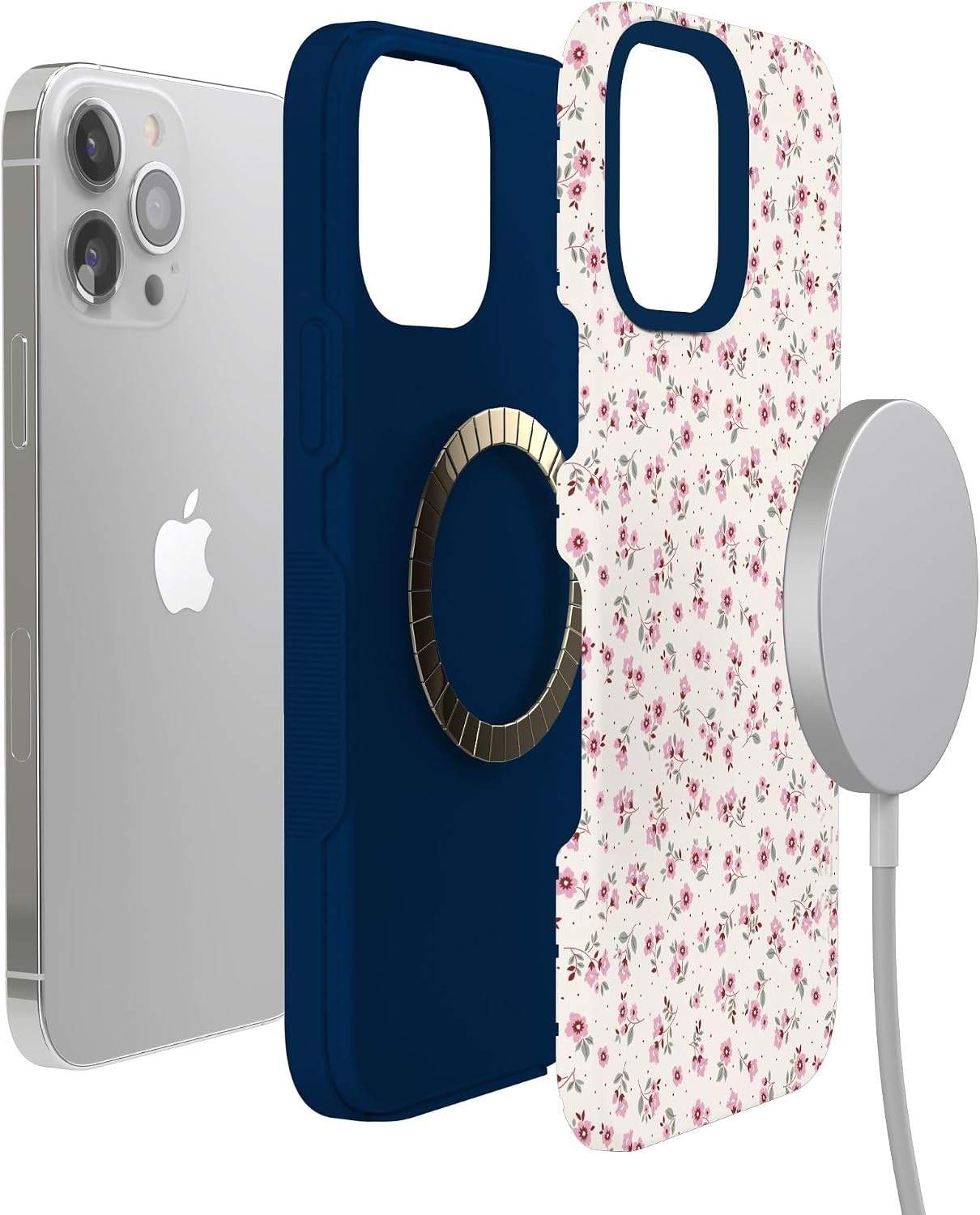 image:imageCasely iPhone 13 Pro Max Case  Cottage Charm  Cottagecore  Bold Protective Design  Compatible with MagSafe