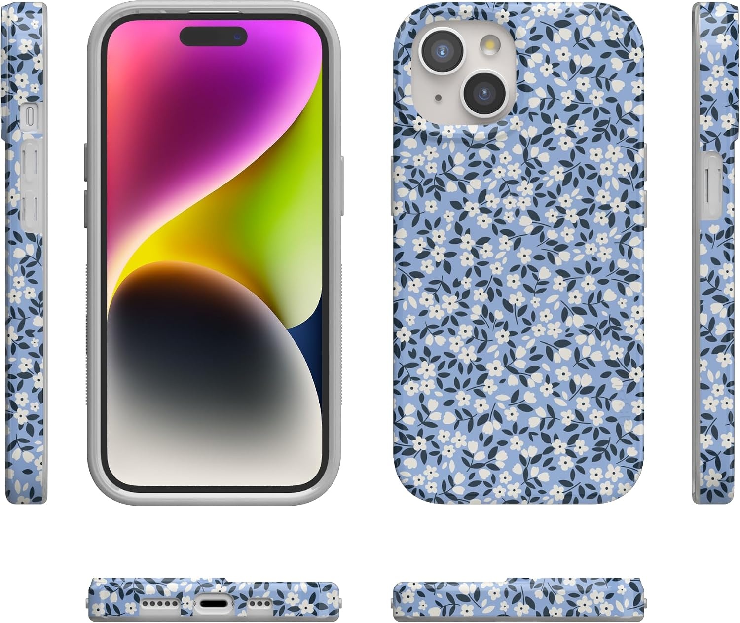 image:imageCasely iPhone 15 Plus Case  Picking Daisies  Cottagecore  Compatible with MagSafe  Classic Ultra Slim Design