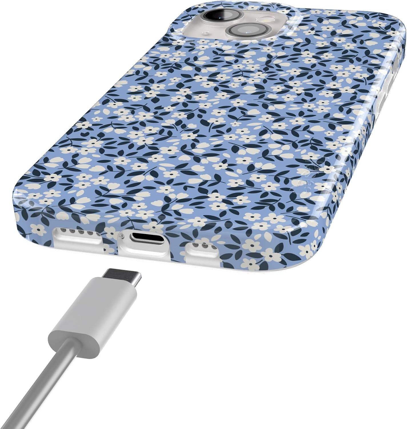 image:imageCasely iPhone 15 Plus Case  Picking Daisies  Cottagecore  Compatible with MagSafe  Classic Ultra Slim Design