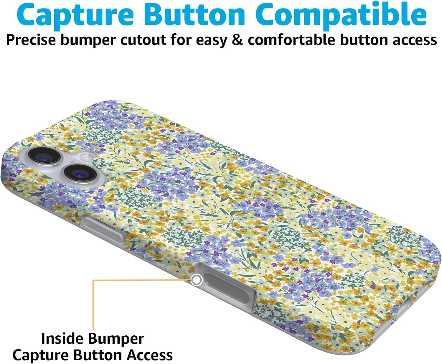 image:imageCasely iPhone 16 Case  Love Song  Lavender Heart  Compatible with MagSafe  Classic Ultra Slim DesignDream Garden  Cottagecore