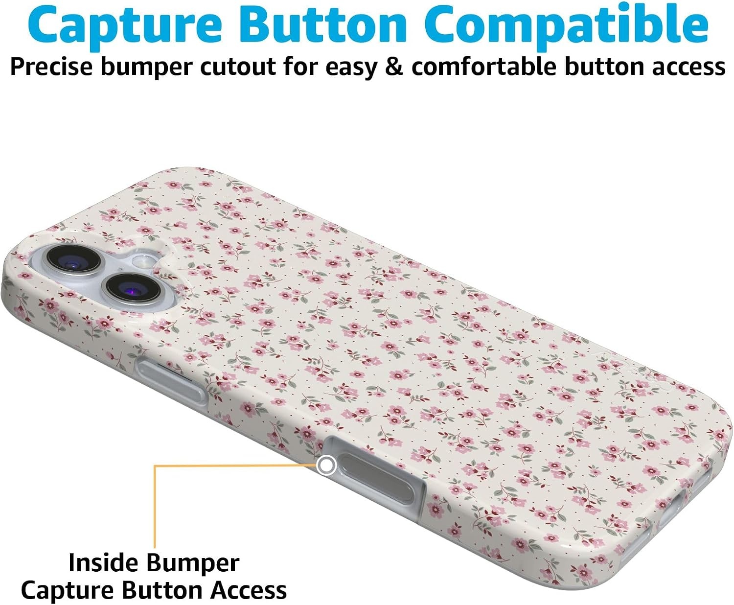 image:imageCasely iPhone 16 Plus Case  Cottage Charm  Cottagecore  Compatible with MagSafe  Classic Ultra Thin Design