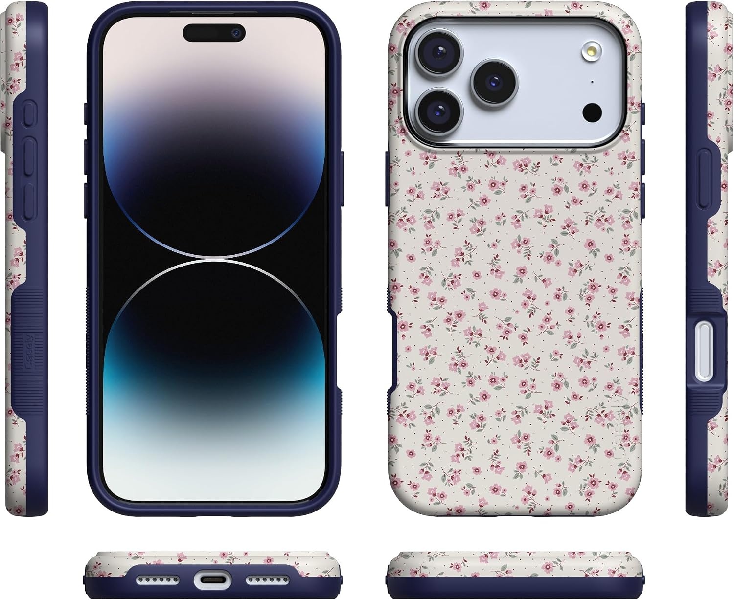 image:imageCasely iPhone 17 Pro Case  Cottage Charm  Cottagecore  Bold Protective Design  Compatible with MagSafe