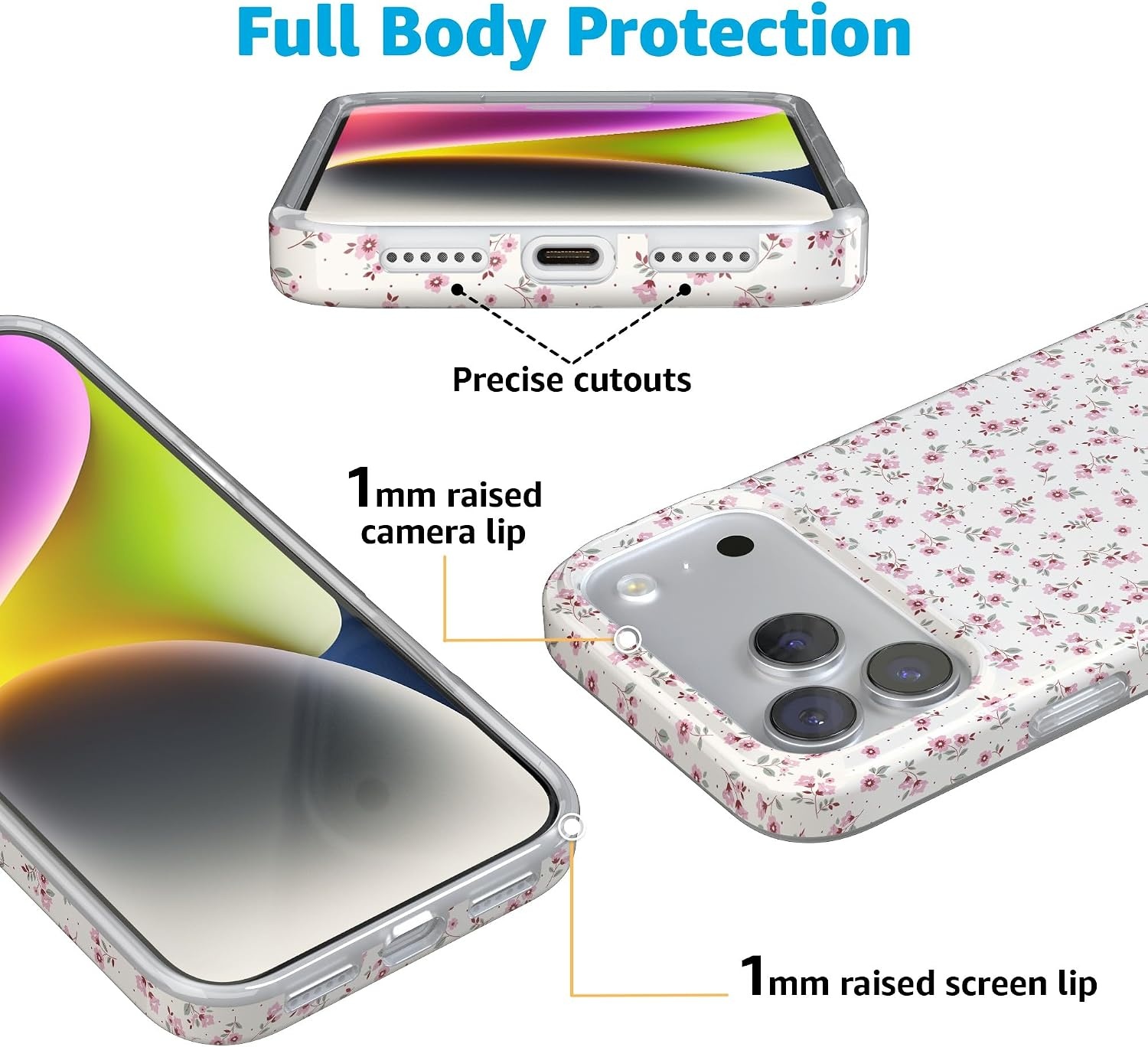image:imageCasely iPhone 17 Pro Case  Cottage Charm  Cottagecore  Compatible with MagSafe  Classic Ultra Slim Design