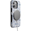 image:imageCasely iPhone 13 Pro Case  Blue Vintage Rabbits in Spring Flowers  Compatible with MagSafe  Bold Protective Design