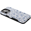 image:imageCasely iPhone 13 Pro Case  Blue Vintage Rabbits in Spring Flowers  Compatible with MagSafe  Bold Protective Design