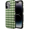 image:imageCasely iPhone 13 Pro Case  Checked Twice  Green Plaid  Bold Protective Design  MagSafe Compatible Design