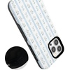 image:imageCasely iPhone 13 Pro Case  Cottage Stripe  Blue Floral  Bold Protective Design  Compatible with MagSafe
