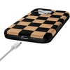 image:imageCasely iPhone 13 Pro Case  Fit Check  Black amp Brown Checkerboard  Bold Protective Design  MagSafe Compatible Design