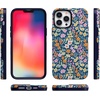 image:imageCasely iPhone 13 Pro Case  Full Bloom  Navy Floral  Bold Protective Design  Compatible with MagSafe