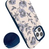 image:imageCasely iPhone 13 Pro Case  Ink amp Iris  Vintage Floral  Bold Protective Design  Compatible with MagSafe
