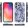 image:imageCasely iPhone 13 Pro Case  Love Me Knot  Blue Bow  Bold Protective Design  MagSafe Compatible Design
