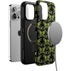 image:imageCasely iPhone 13 Pro Case  Mystic Moths  Green Twilight  Bold Protective Design  MagSafe Compatible Design