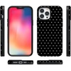 image:imageCasely iPhone 13 Pro Case  On the Dot  Black Polka Dot  Bold Protective Design  Compatible with MagSafe