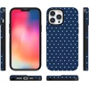image:imageCasely iPhone 13 Pro Case  On the Dot  Navy Polka Dot  Bold Protective Design  Compatible with MagSafe