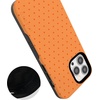 image:imageCasely iPhone 13 Pro Case  On the Dot  Orange Polka Dot  Bold Protective Design  Compatible with MagSafe
