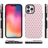 image:imageCasely iPhone 13 Pro Case  On the Dot  Pink amp Brown Polka Dot  Bold Protective Design  Compatible with MagSafe