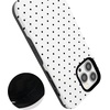 image:imageCasely iPhone 13 Pro Case  On the Dot  White Polka Dot  Bold Protective Design  Compatible with MagSafe