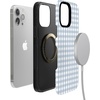 image:imageCasely iPhone 13 Pro Case  Pastel Picnic  Blue Gingham  Bold Protective Design  Compatible with MagSafe